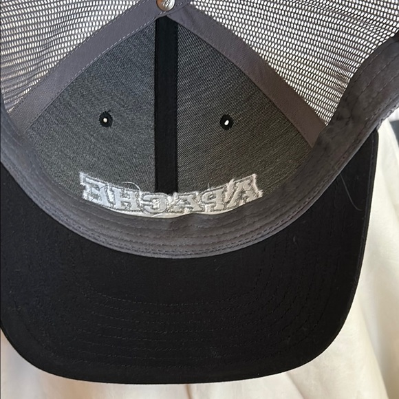 Apache Black and Gray Trucker Hat - Picture 6 of 9